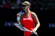 Lucic at the 2017 Australian Open - Day 10